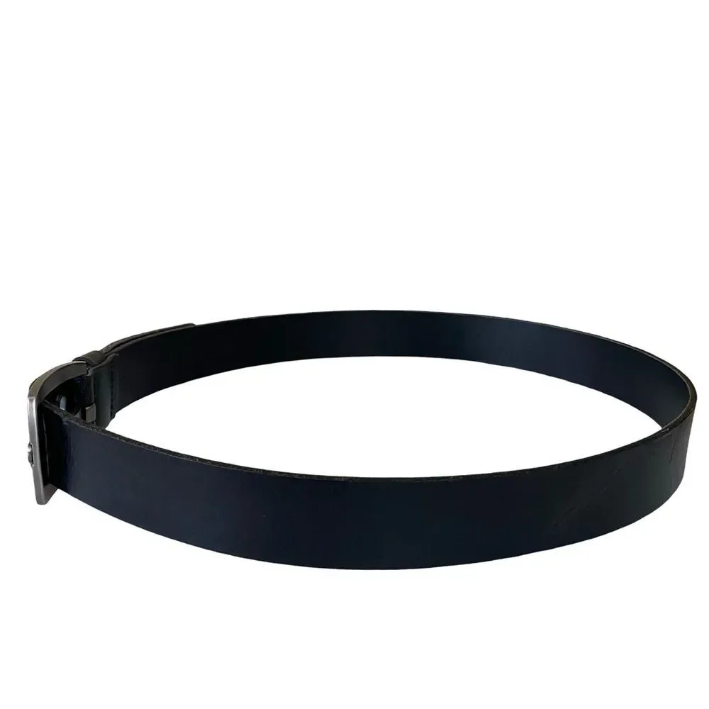 Vintage 90s Kenneth Cole Genuine Leather Belt Black Size 40